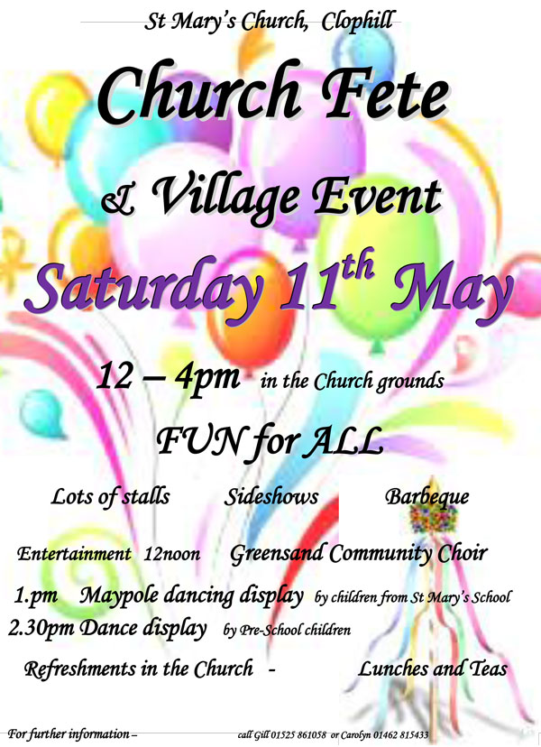 Church Fete and Village Event